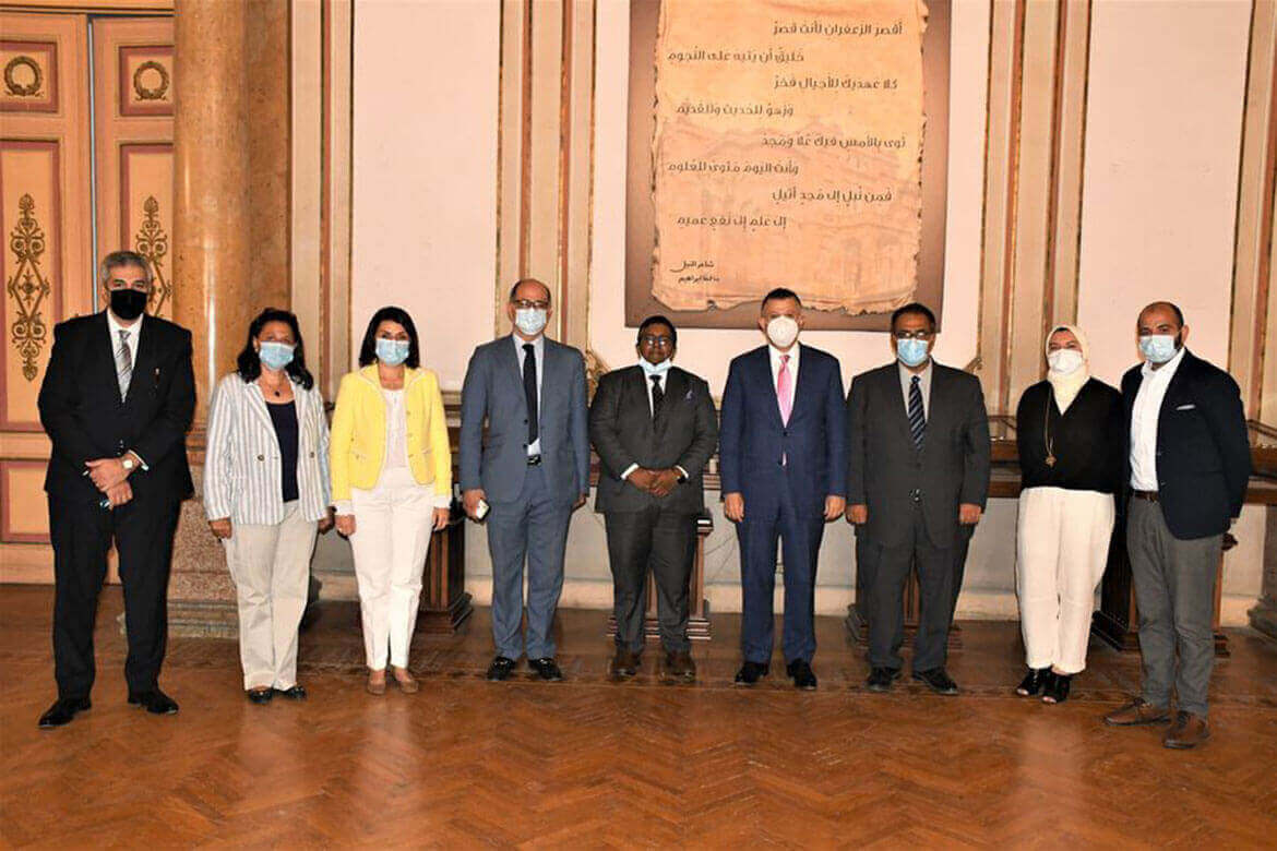 جامعة عين شمس تستضيف المدير الاقليمي لمؤسسة QS بالشرق الأوسط وأفريقيا