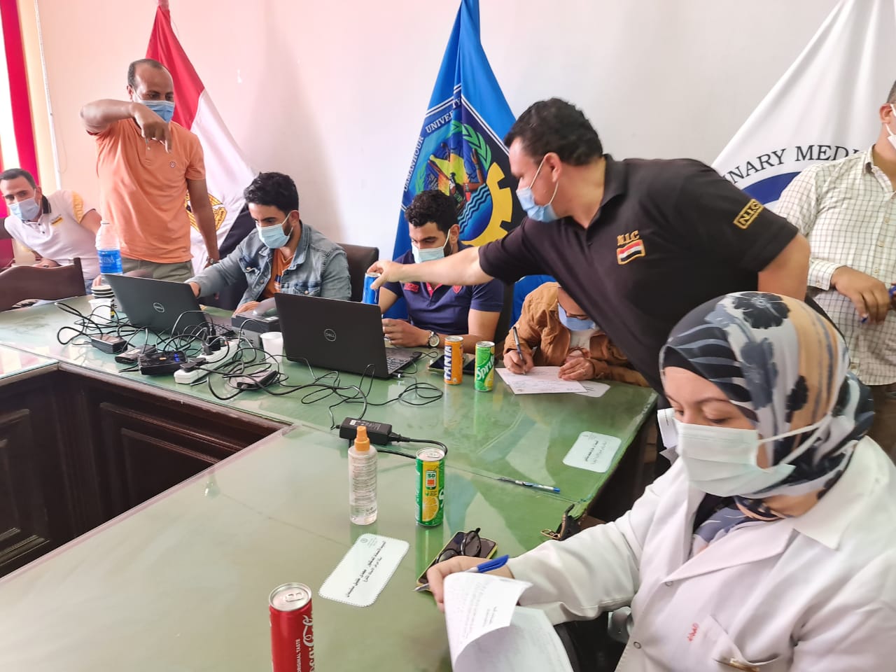 جامعة دمنهور تبدأ تطعيم أعضاء هيئة التدريس والعاملين بلقاح كورونا