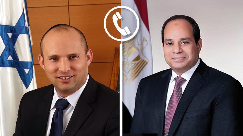 الرئيس السيسي وبينيت