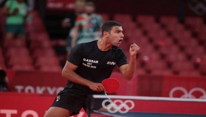 صورة عمر عصر لاعب مصر في أولمبياط طوكيو