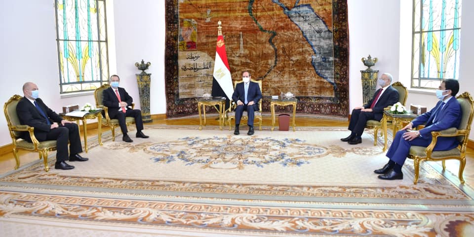 الرئيس السيسى يستقبل رئيس برلمات صربيا