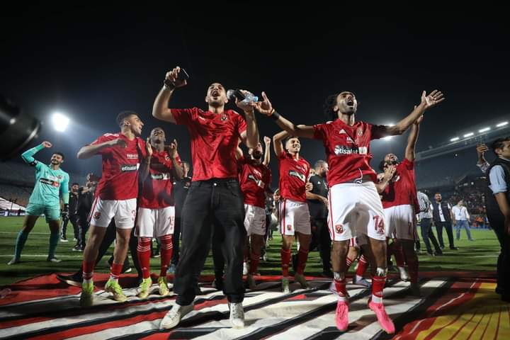 احتفالية الأهلي بالدوري