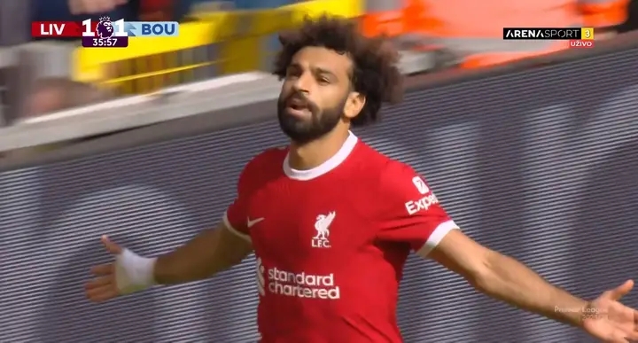 محمد صلاح يحقق 3 أرقام