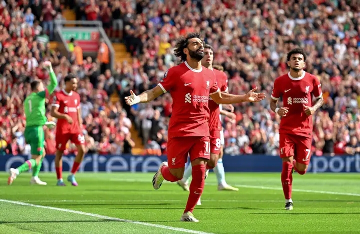 محمد صلاح يحقق 3 أرقام