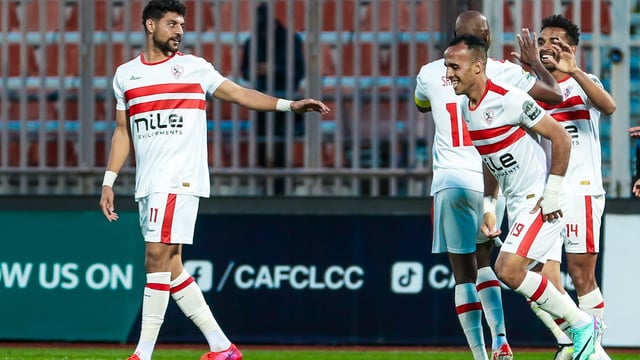 قائمة الزمالك لمواجهة الداخلية