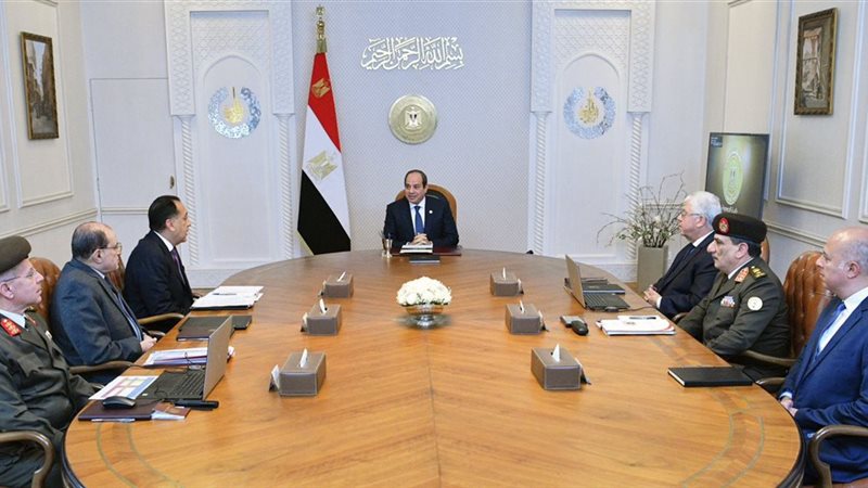 اجتماع الرئيس السيسي اليوم