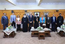 رئيس جامعة دمنهور يهنئ الأنبا إيلاريون لتجليسه أسقفا على إيبارشية البحيرة وتوابعها